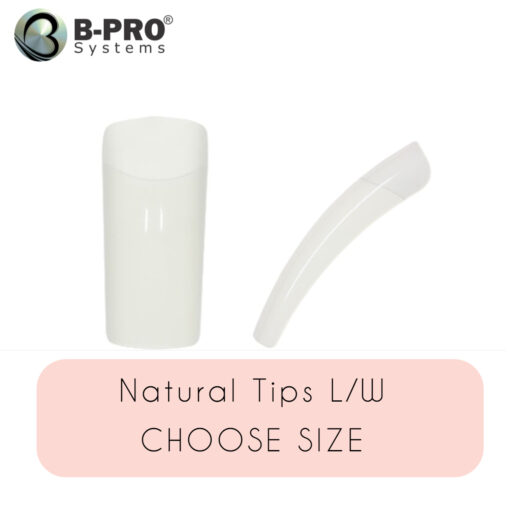 Tips Natural refill pack L/W 50pcs - B-PRO Systems